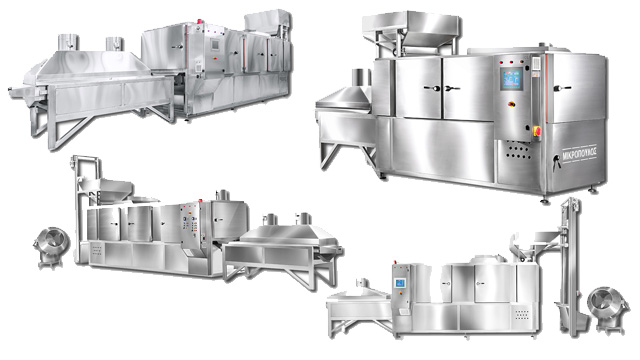 Hot Air Roasters Tunnel Type